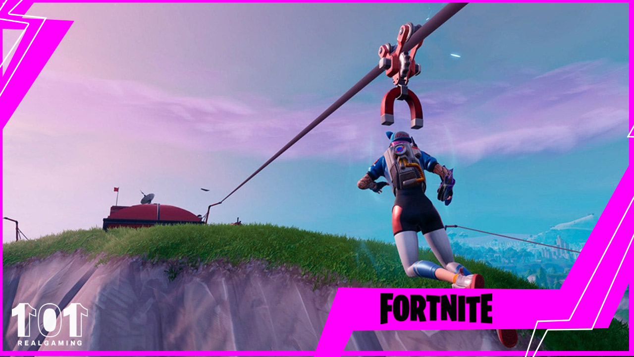 desafio tirolina fortnite ciudad comercio acumulaciones airadas