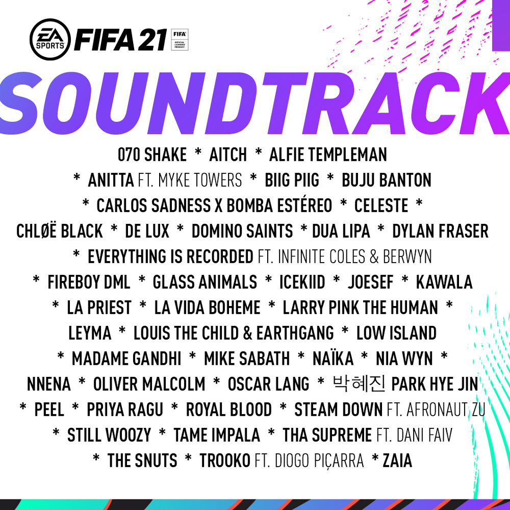 fifa 21 banda sonora portada