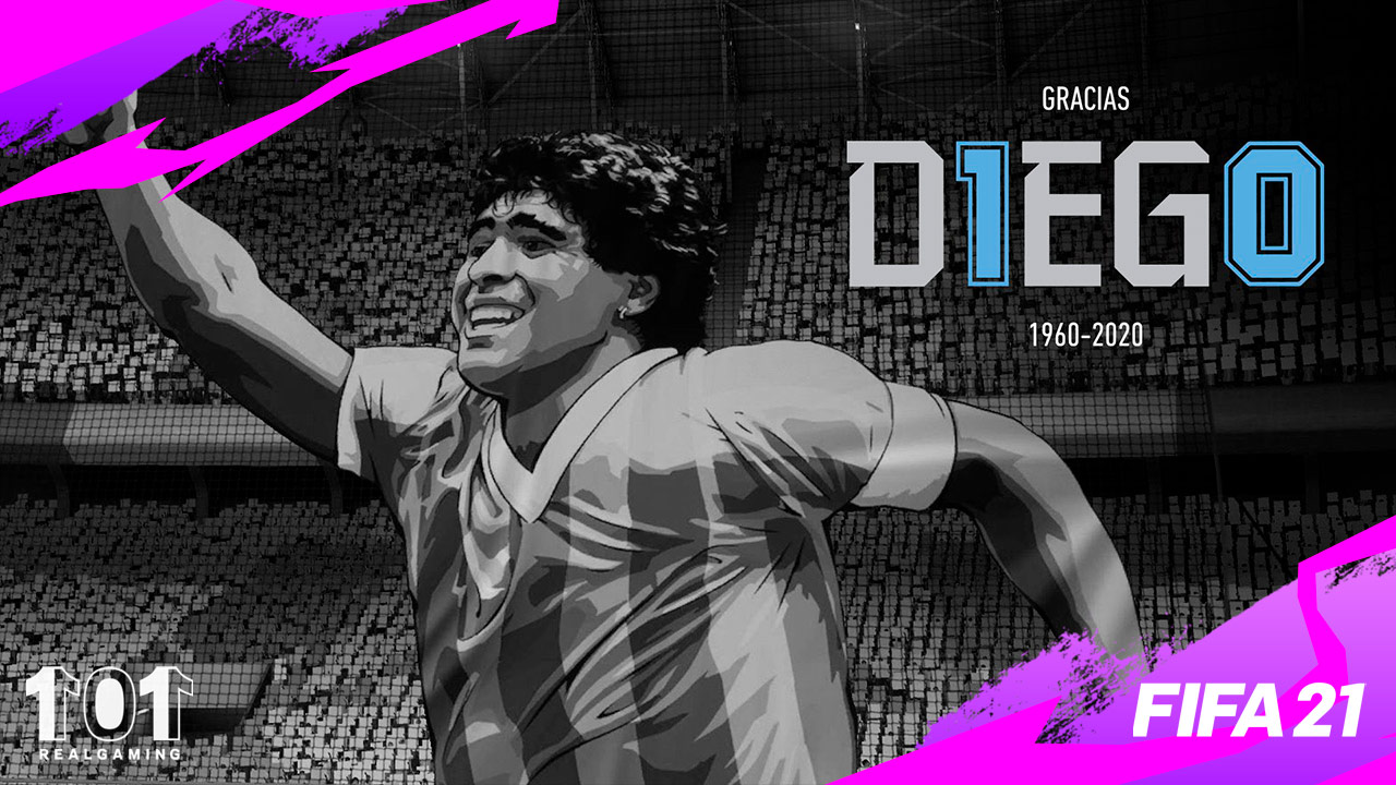maradona homenaje fut fifa 21 tifo equipacion