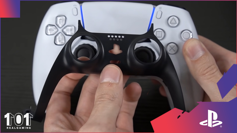 Playstation 5 El control DualSense parece tener una placa removible