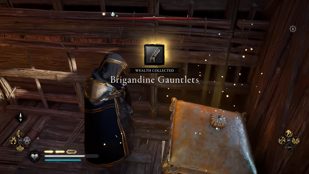 guantes obtenidos armadura brigandine