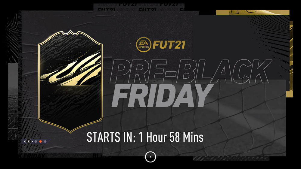 pantalla de carga promo black friday fut 21