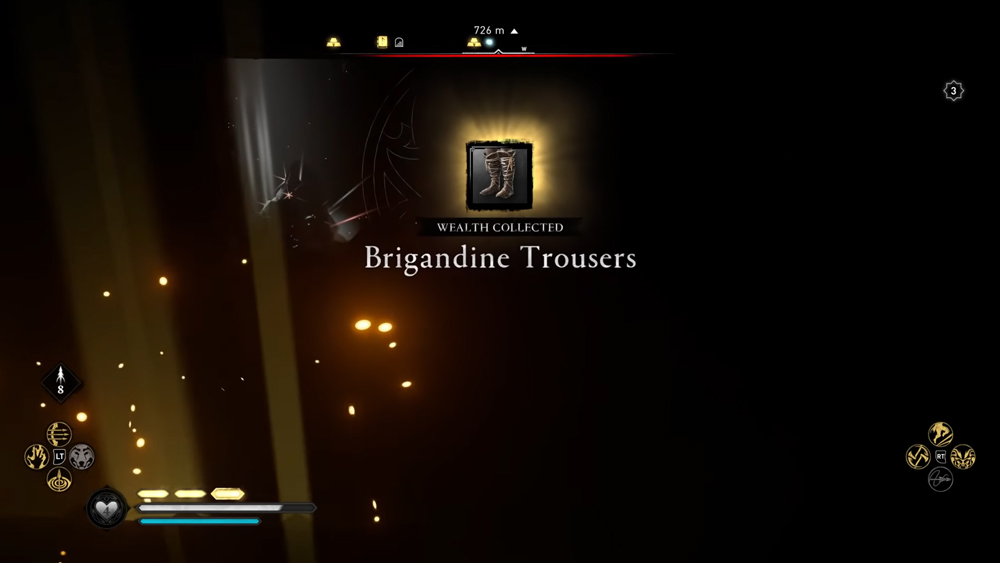 pantalones obtenidos armadura brigandine
