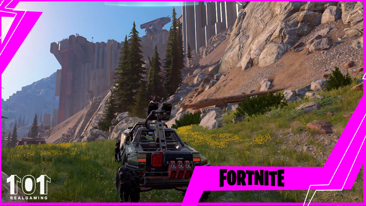 warthog halo fortnite torreta vehículo coche