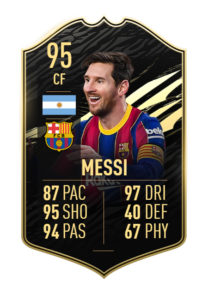 Messi FIFA 21 totw 14 predicciones