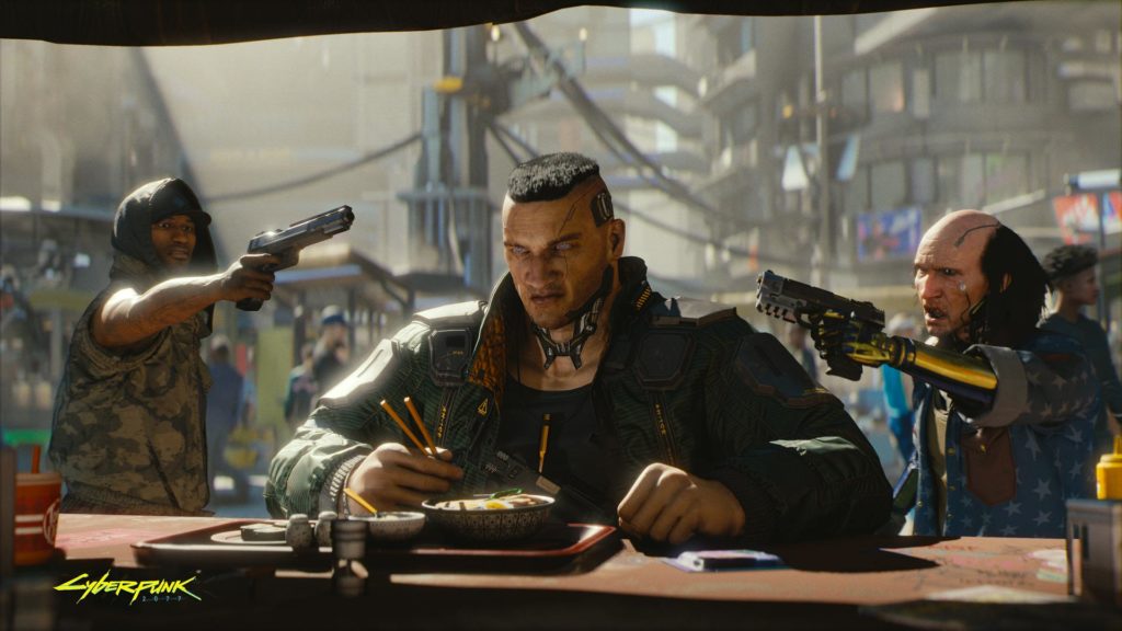 cyberpunk 2077 en relieve