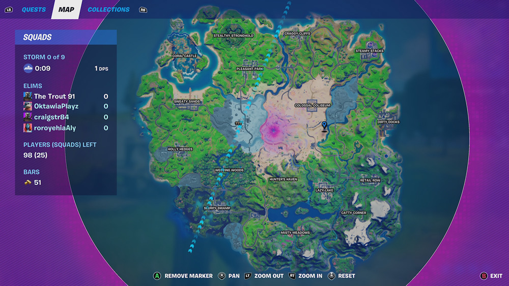 ubicacion de la razor crest fortnite temporada 5