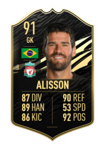 allison predicciones totw 17 fifa 21