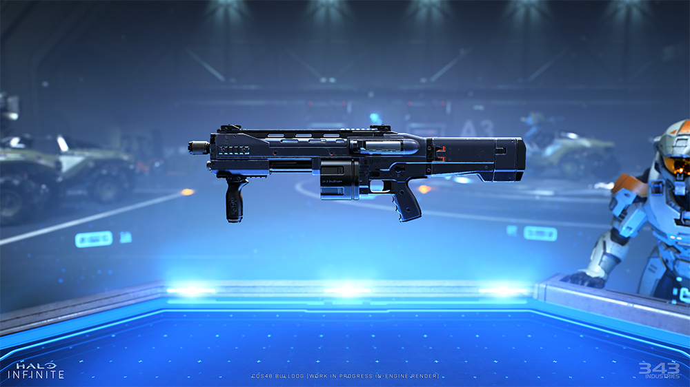 bulldog arma halo infinito imprimación dentro de infinito