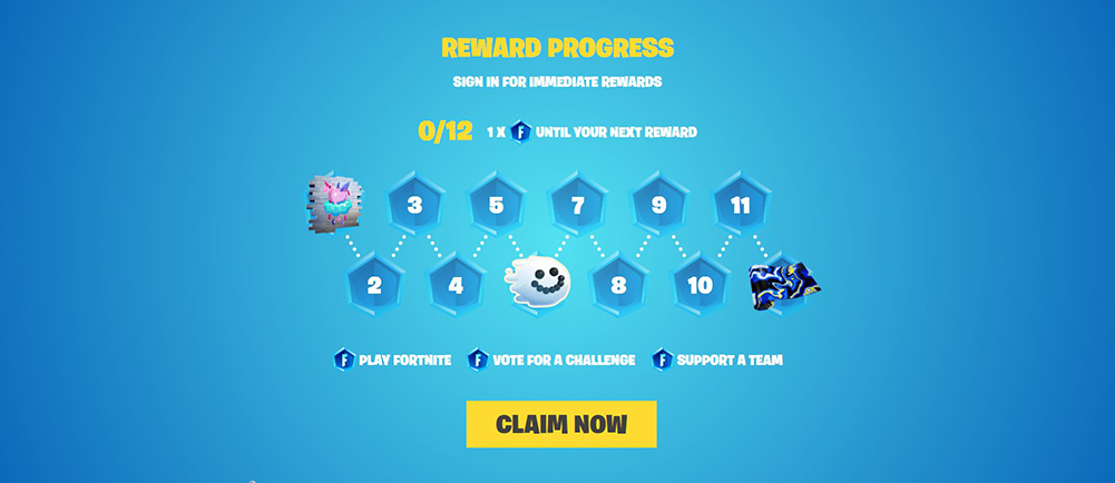 captura fortnite winter trials insignias recompensas