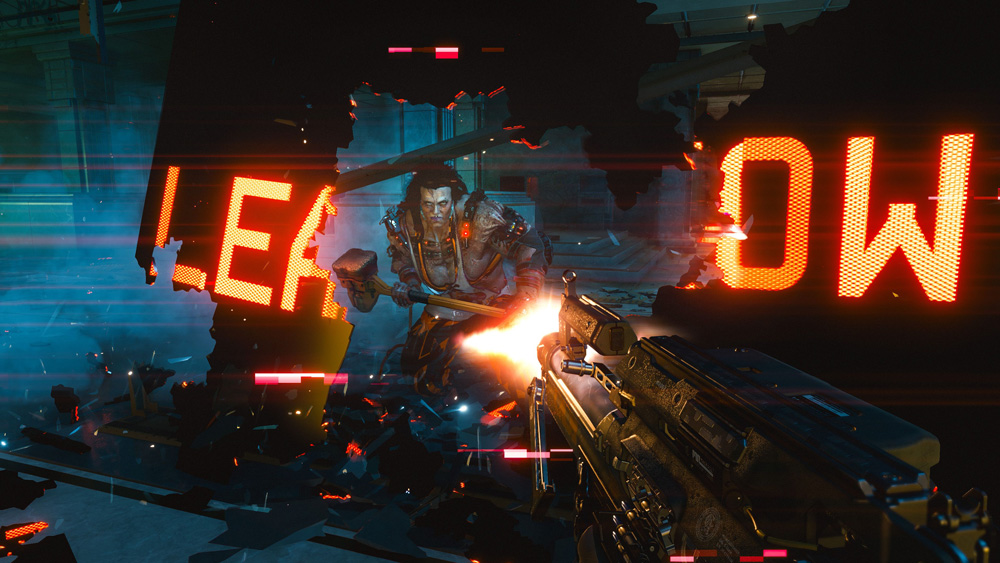 cyberpunk 2077 pantalla npc