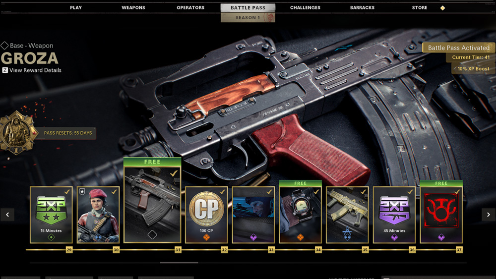 groza pase de batalla temporada 1 bocw