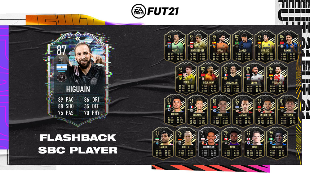 higuain flashback sbc fifa 21