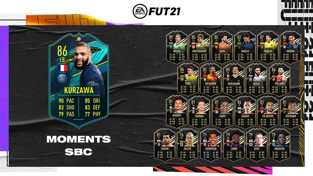 layvin kurzawa player moments sbc fut 21