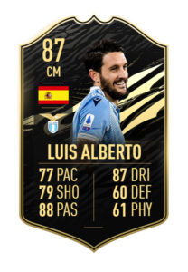 luis alberto predicciones totw 17 fifa 21
