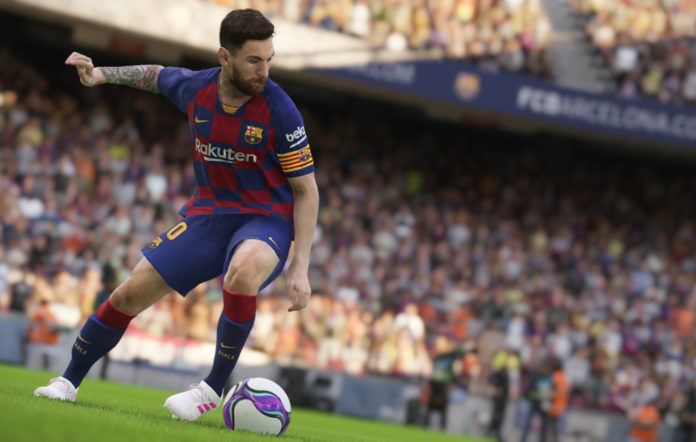 pes 2021 messi regate balon