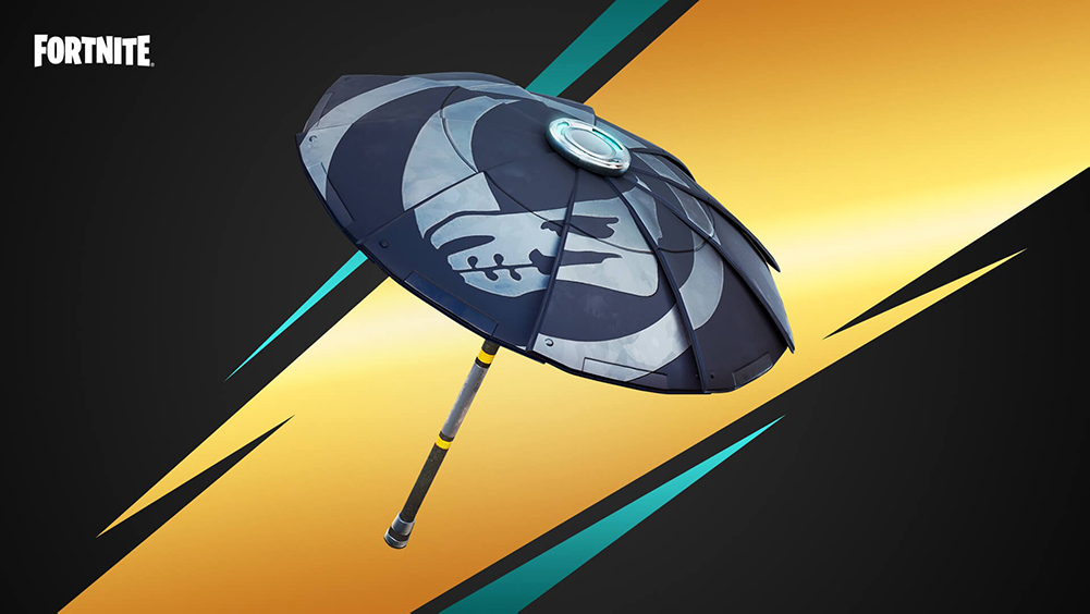 Fortnite paraguas beskar mandalorian