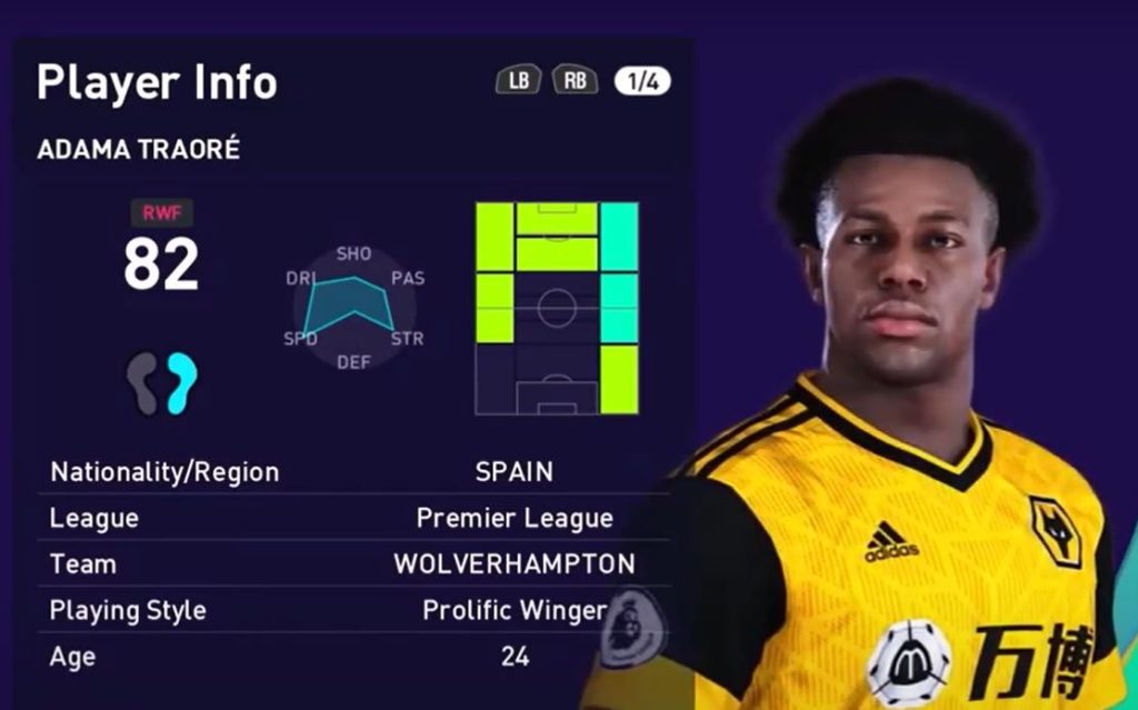 adama traore dp 4 0 pes 2021