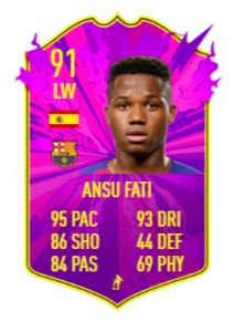 ansu fati future stars predicciones fut 21