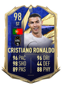 Cristiano Ronaldo toty fut 21