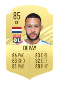 depay predicciones potm enero ligue 1 fifa 21