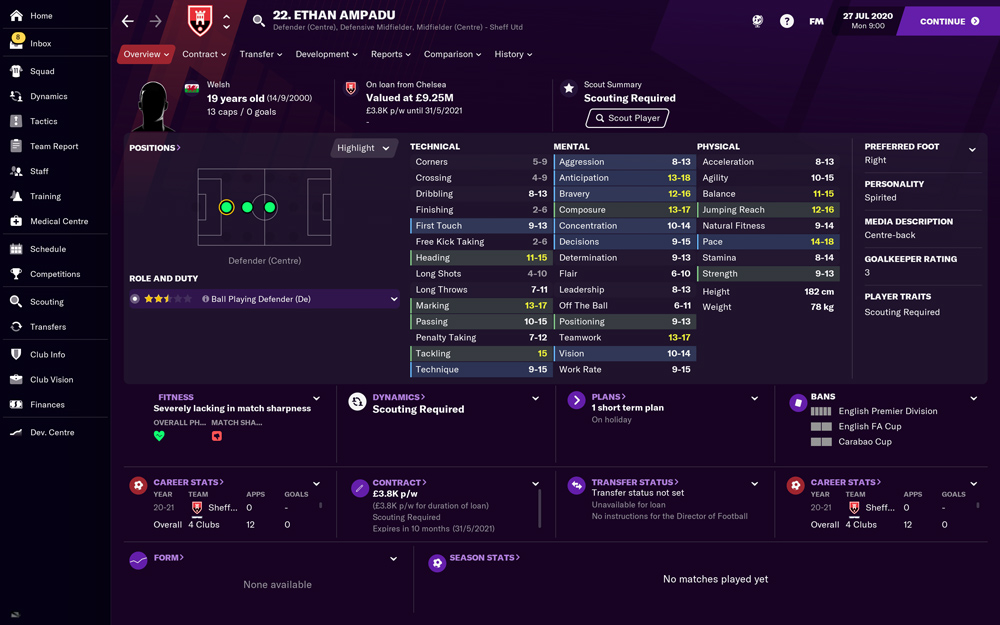 ethan ampadu FM21 chicos maravilla defensas