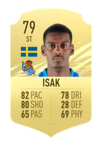 Isak nominados potm la liga febrero fifa 21