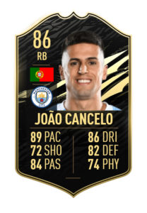joao cancelo en forma 86 fut 21