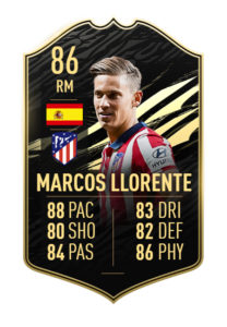 marcus llorente totw 21 predicciones fifa 21