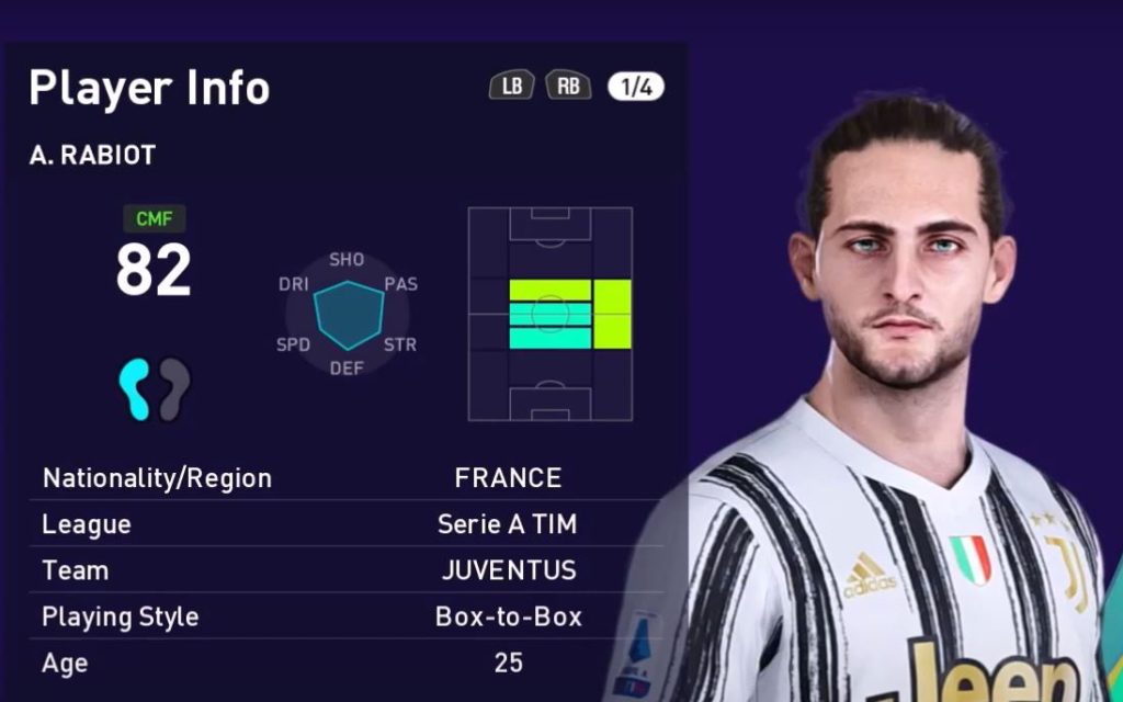 rabiot dp 4 0 pes 2021