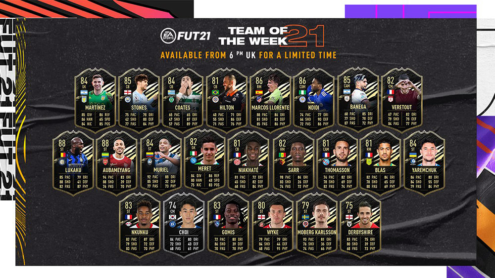 totw 21 de fifa 21 revelado