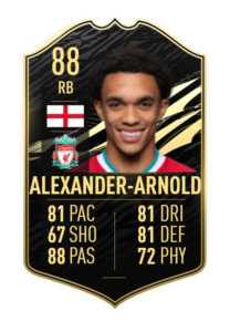 trent alexander arnold predicciones totw 19 fifa 21