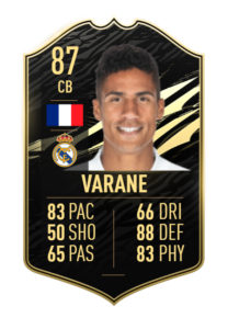 varane totw 20 predicciones fifa 21