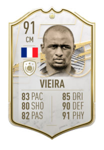 vieira carta icono fut 21
