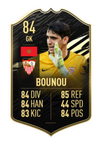 Bounou FIFA 21 TOTW 26 predicciones