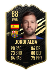 Jordi Alba FIFA 21 TOTW 24 predicciones
