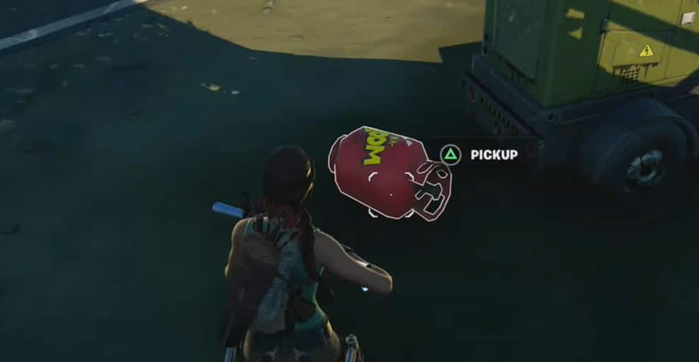 barril rojo fortnite