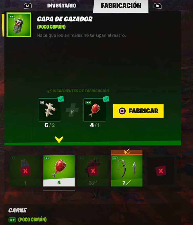 capa de cazador