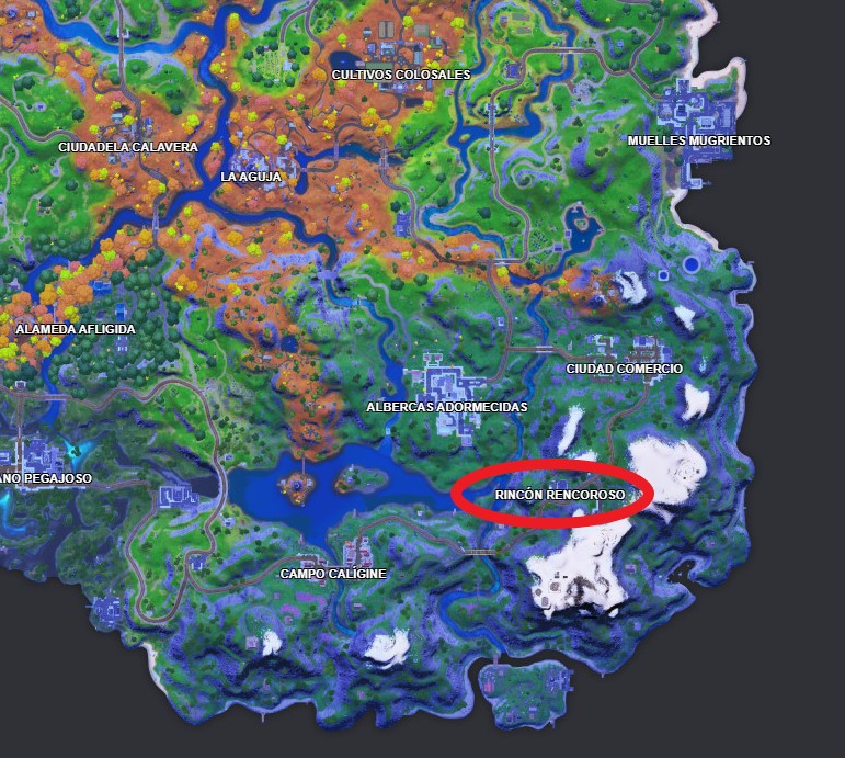 mapa fortnite rincon rencoroso