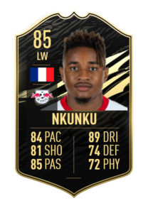 nkunku predicciones totw 23 fifa 21