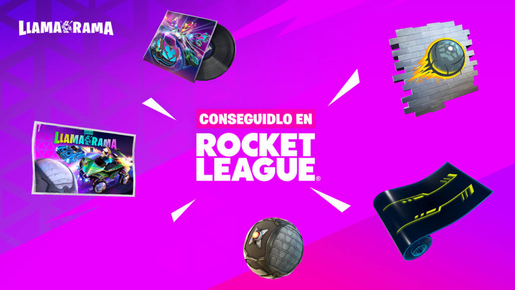 rocket league recompensas llama rama