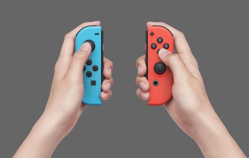 Sensores internos joycons manos nintendo switch