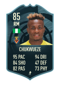 Chukwueze FIFA 21 POTM abril nominados