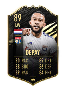 Depay FIFA 21 TOTW 30 predicciones