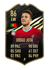 Diogo Jota FIFA 21 TOTW 28 Predicciones