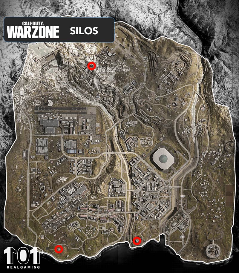 Mapa de silos en warzone