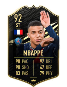 Mbappé FIFA 21 TOTW 30 predicciones