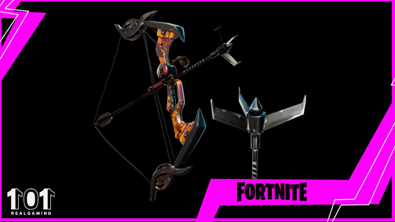 arco arpon lara croft fortnite precio oro como conseguir usar
