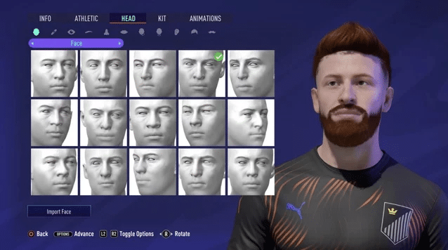 diseñador equipaciones fifa 22