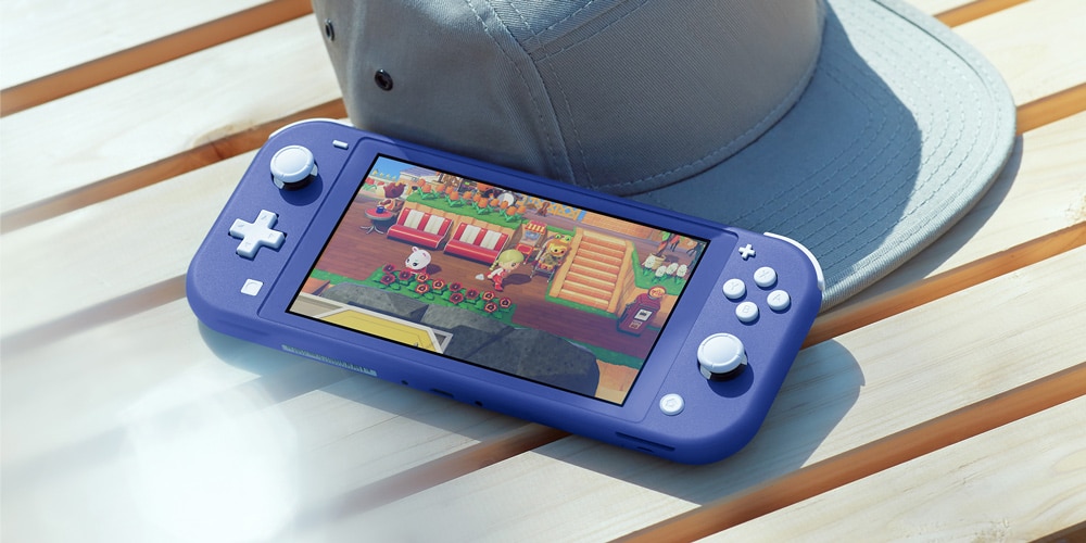 nintendo switch lite azul imagen nineuropa